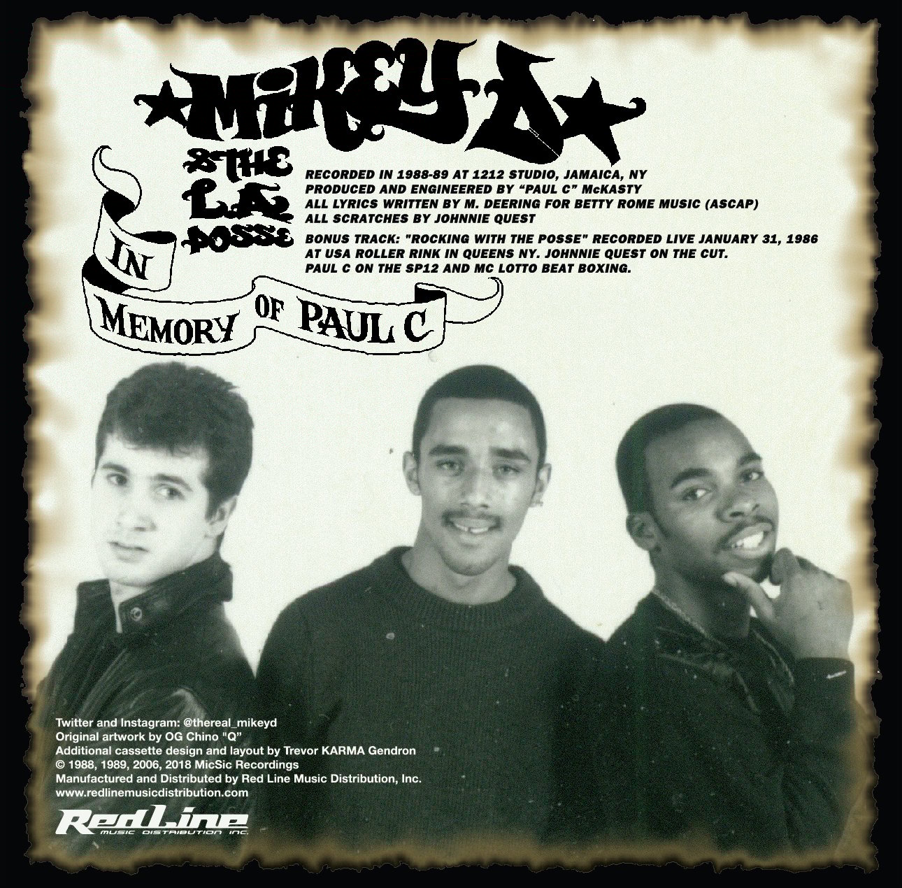 Red Line Music Distribution, Inc. — Mikey D & The L.A. Posse